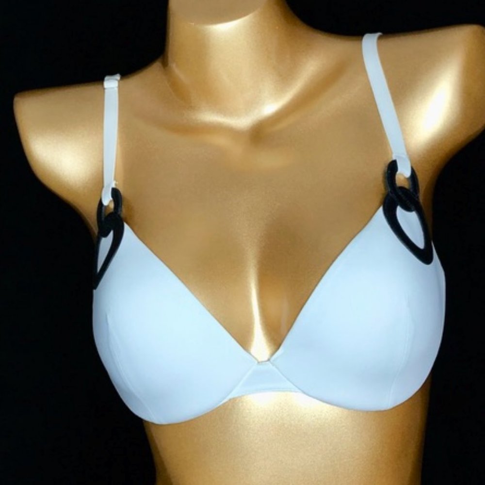 LISE CHARMEL SWIMSUIT TOP - WHITE